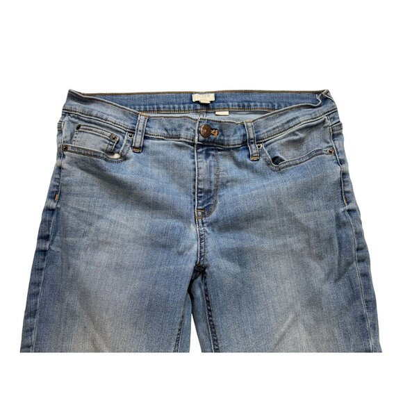 J.Crew Womens Stretch Denim Jeans Size 30/29 Light Wash Cotton Blend - Picture 5 of 12